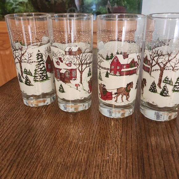 Vintage Libbey drinking glasses - Picture 2 of 6